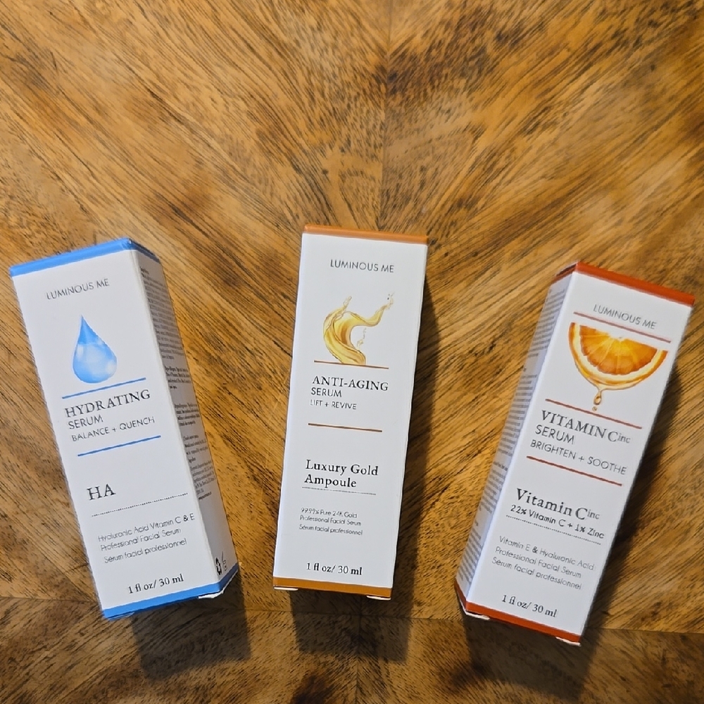 Luminous Me Facial Serum Set Of 3